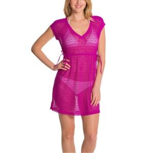 PRANA “ELLIOT” CROCHET BEACH COVER UP DRESS - SMALL